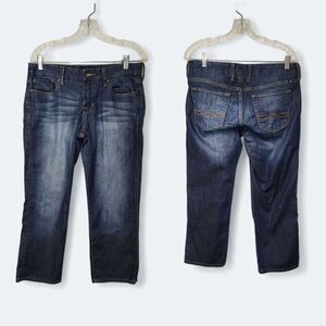 Lucky Brand Jeans Womens Size 6/28 Sweet Jean Crop Flap Mid Rise Denim